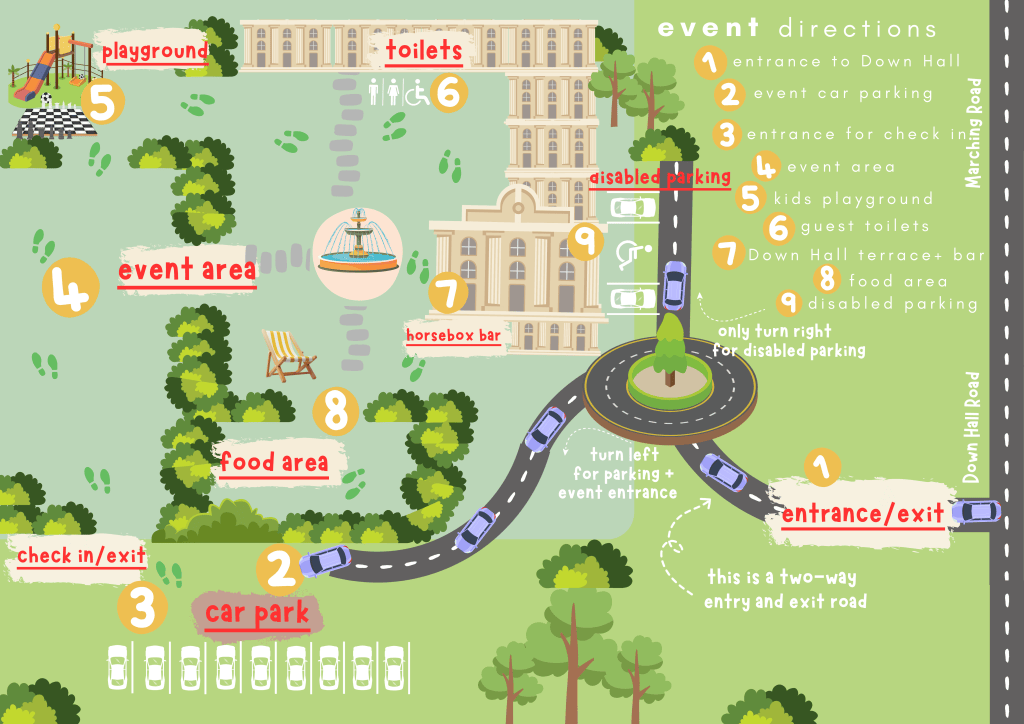 Down Hall 2026 Map – OFFICIAL POP+BARK